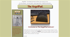 Desktop Screenshot of kegelpad.com