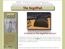 Tablet Screenshot of kegelpad.com